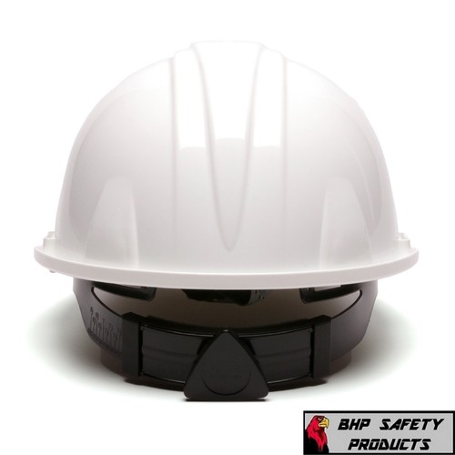 Weißer Schutzhut im Cap-Stil mit Hi-Vis Limette Weste Konstruktion - Bild 5 von 8