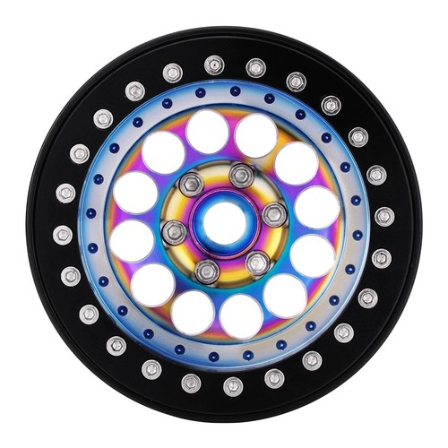 INJORA 224g Super Heavy Brass & Aluminum Deep Dish 2.2" Beadlock Wheel Rim fo... - Picture 5 of 9