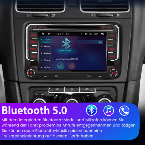 Für Golf 5 6 Plus Touran Caddy Jetta Autoradio Android 13 4+64G Carplay GPS NAVI - Bild 5 von 13