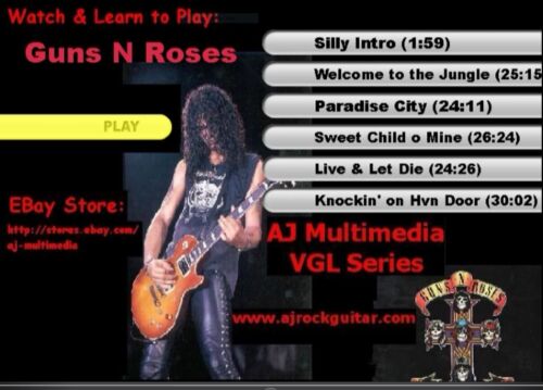Individueller Gitarrenunterricht, Guns N Roses lernen - DVD Video - Bild 2 von 7