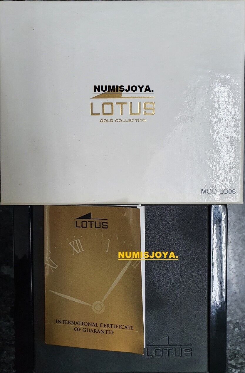 LADIES GOLD LOTUS WATCH. Weight 64 grams. Reference 312/1. OFFICIAL...