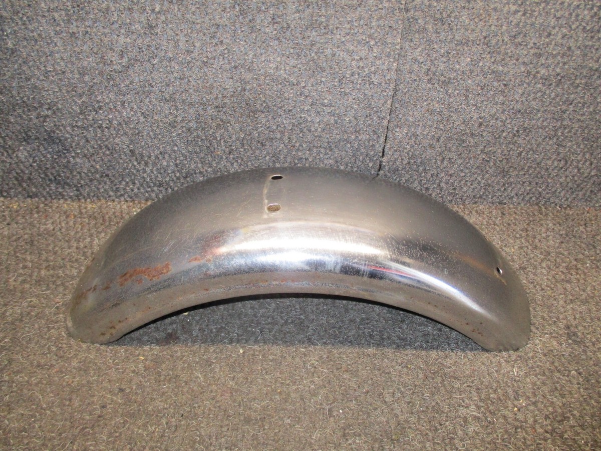 HONDA CT 70 H REAR FENDER MUD GUARD CHROME OEM # 80100-098