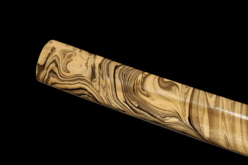 Polished Katana Samurai Sword Clay Tempered T10 Steel Real Hamon Razor Sharp - Picture 9 of 11