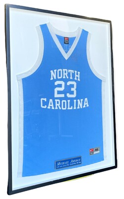 Michael Jordan Hand Signed Autographed White North Carolina Jersey