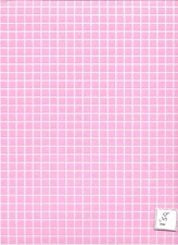 Pink Tile Floor Sheet FF66030 Plastic Handley House 1" scale doll 1p