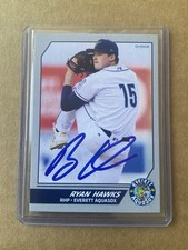 Ryan Hawks Everett Aquasox 2025 Autographed Card Mariners Signed
