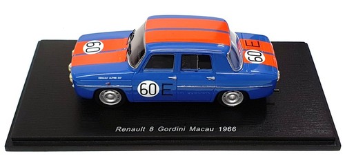 Spark 1/43 Scale S5559 - Renault 8 Gordini #60 Macau 1966 - Blue/Orange - Picture 4 of 5