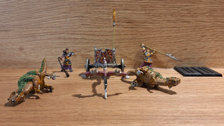 Dunkelelfen Streitwagen Warhammer Fantasy bemalt