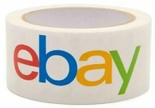 1 Roll 2" x 75 yds Official eBay Branded Packaging Packing Package Carton Tape