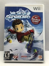 We Ski & Snowboard (Nintendo Wii, 2009) Complete w/ Manual - Tested Working