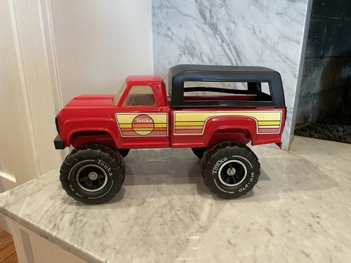 Vtg 1970s Tonka BIG COUNTRY Hi-BOY 4X4 Red MR-970 Dodge Pickup Truck #2990