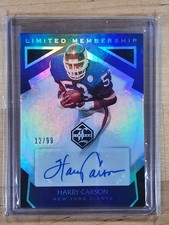 2019 Panini Limited - Limited Membership Harry Carson #LM-HC /99 (AU)
