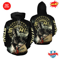 HALLOWEEN Chainsaw STIHL 3D Hoodie