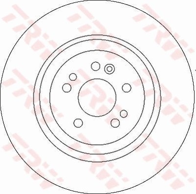 TRW DF4222 Brake Disc for Mercedes Benz