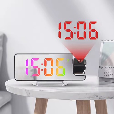 Uhr Wecker Sensor Temperatur Dekor Digital Home LED Bildschirm