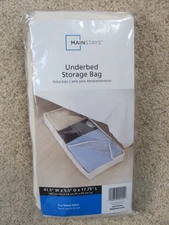 BRAND NEW - Mainstays Underbed Storage Bag - Organizer- 41.5" x 5.5" x 17.75"