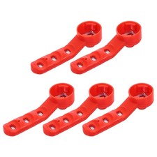 Ball Valve Handle Set 5Pcs Durable Iron Plastic Replacement for Outdoor