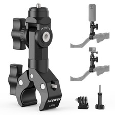 NEEWER Motorcycle Bike Handlebar Clamp Action Camera Mount, CA161