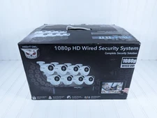 Night Owl 1080p HD Wired Security System 8 Channel 1TB DVR 8 Wired Cameras NEW