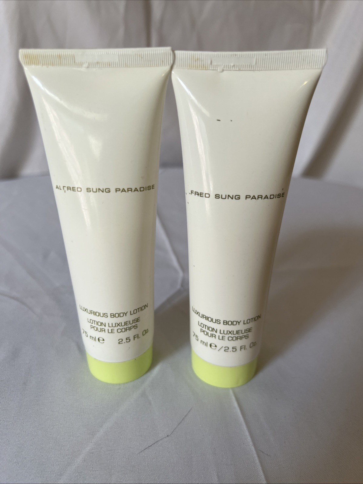 Alfred Sung Paradise Women's Body Lotion 2-Pack 2.5oz No Box