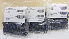 Waters 186005827 Black Screw Top Cap 9mm Appx 100 per bag Qty: 3 Bags, 300 total