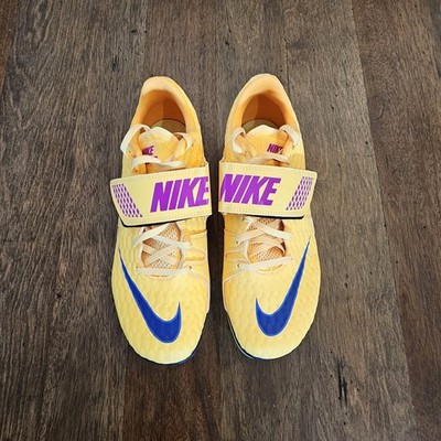 Nike High Jump Elite Track Shoes Mens‎ Size 8.5 Yellow Citron Pulse FZ9636-800 Nike High Jump Elite Track Shoes Yellow Citron Pulse FZ9636  main image 4