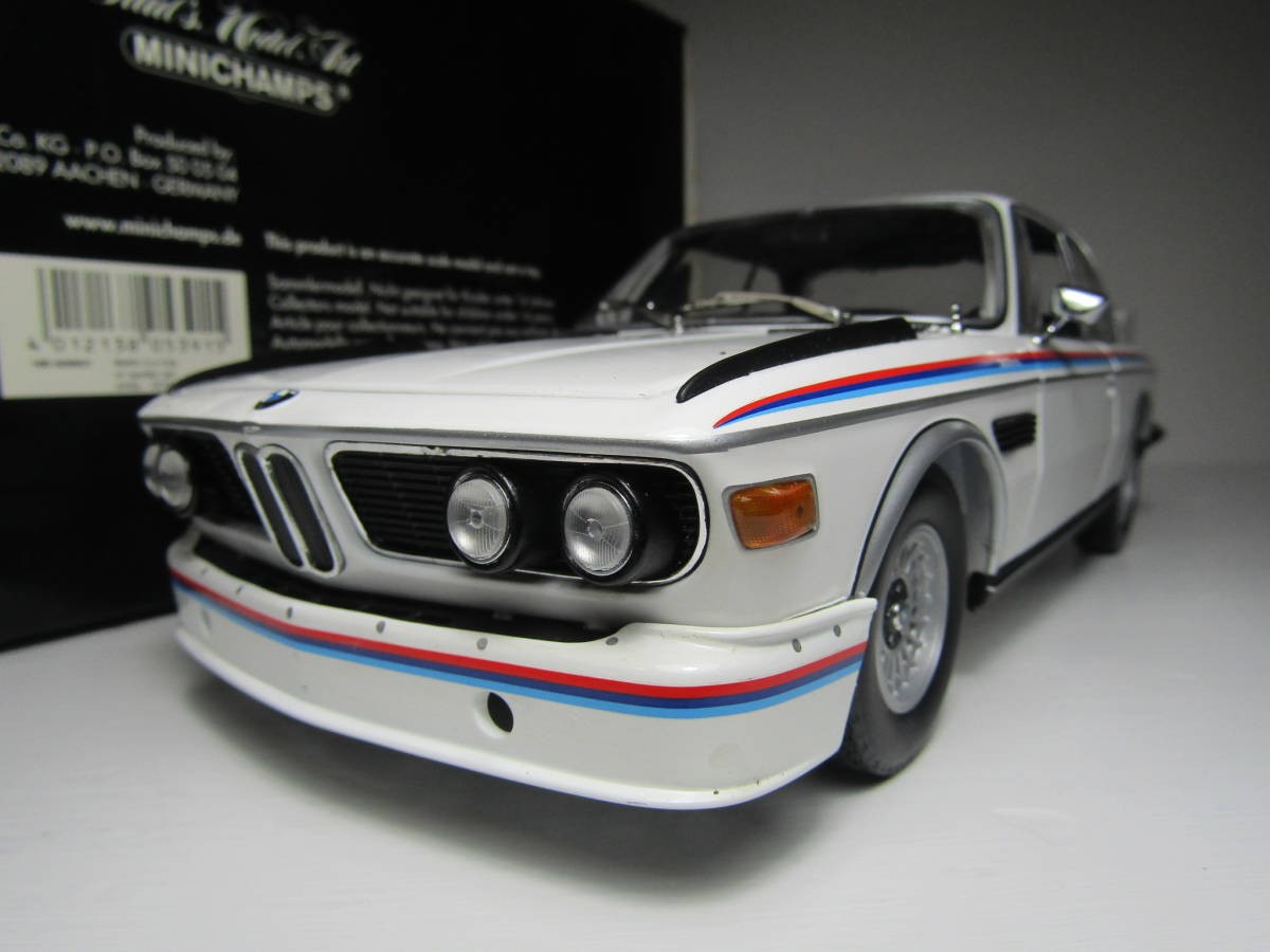 【ふるさと割】 With Csl 3.0 1/18 Bmw Spoiler Road Minichamps E9 1973 Set 乗用車