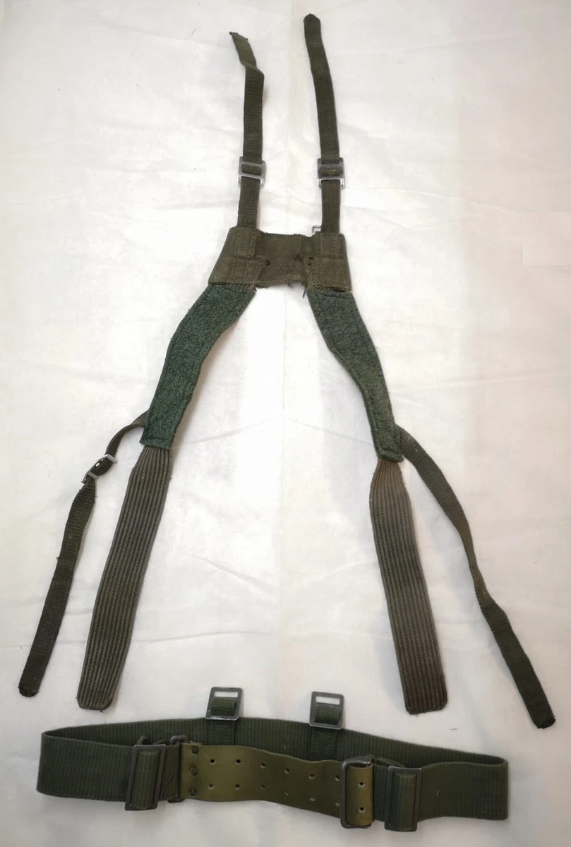 Cintura E Tascche M39 Modello WW2 – Tela Pesante – Webbing Esercito Svedese Vintage