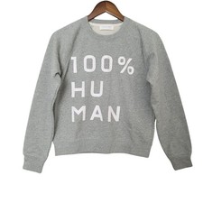 Everlane 100% Human Sweatshirt Womens Size S Gray Cotton NWOT
