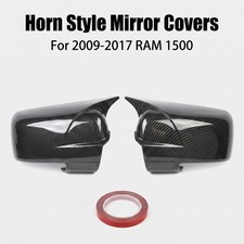 2pcs Carbon Fiber Rearview Mirror Cover Trim For Dodge Ram 1500 2009-17 Exterior 2pcs Carbon Fiber Rearview Mirror Cover Trim For Dodge Ram 1500 2009-17 Exterior