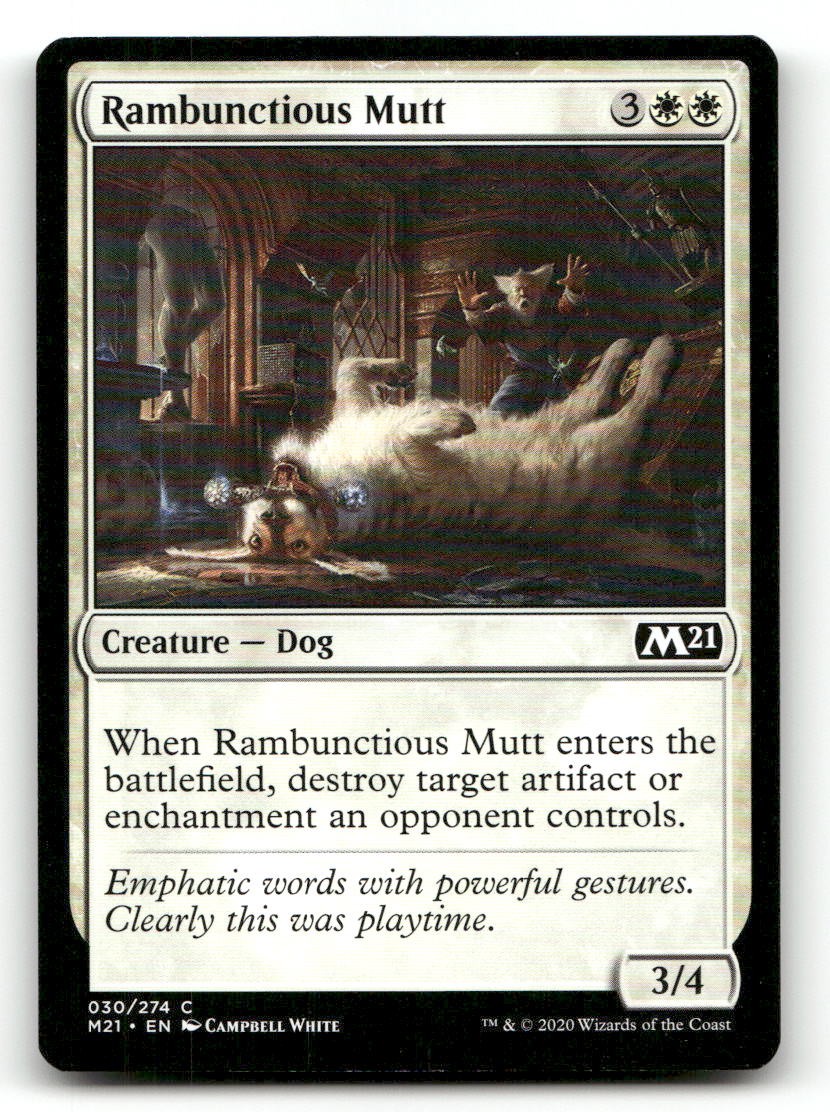 Rambunctious Mutt 30 C Core Set 2021 Magic: The Gathering NM