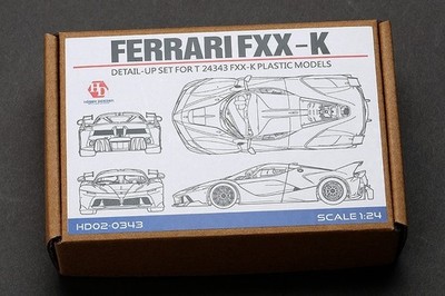 Hobby Design 1/24 Ferrari Fxx-K Detail Upset Tamiya Hd02-0343 unbenutzt JP