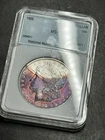 1888 P Morgan Silver Dollar BU Uncirculated MS+ Monster Toning Toned (Slab3604)