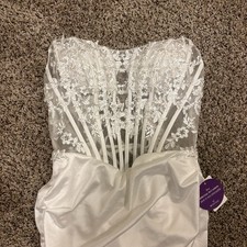 White Corset wedding Dress