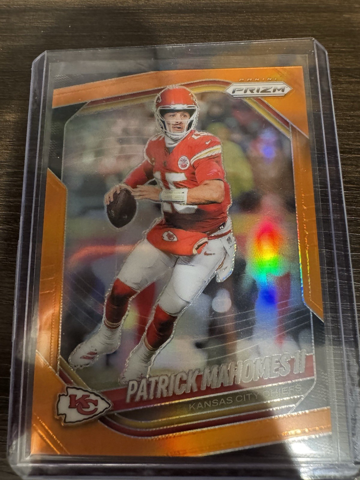 2025 Panini Prizm - Patrick Mahomes II #26 Orange Prizm /249