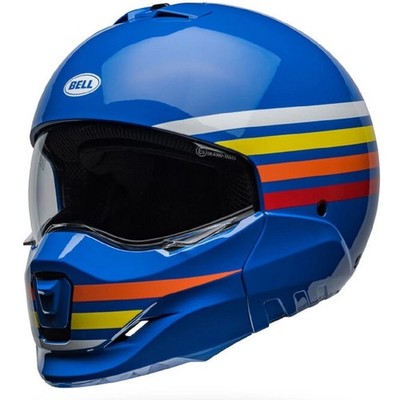 bell broozer helmet australia NEW Bell Broozer Prime Helmet Gloss Blue XL Modular 2-in-1 DOT ECE