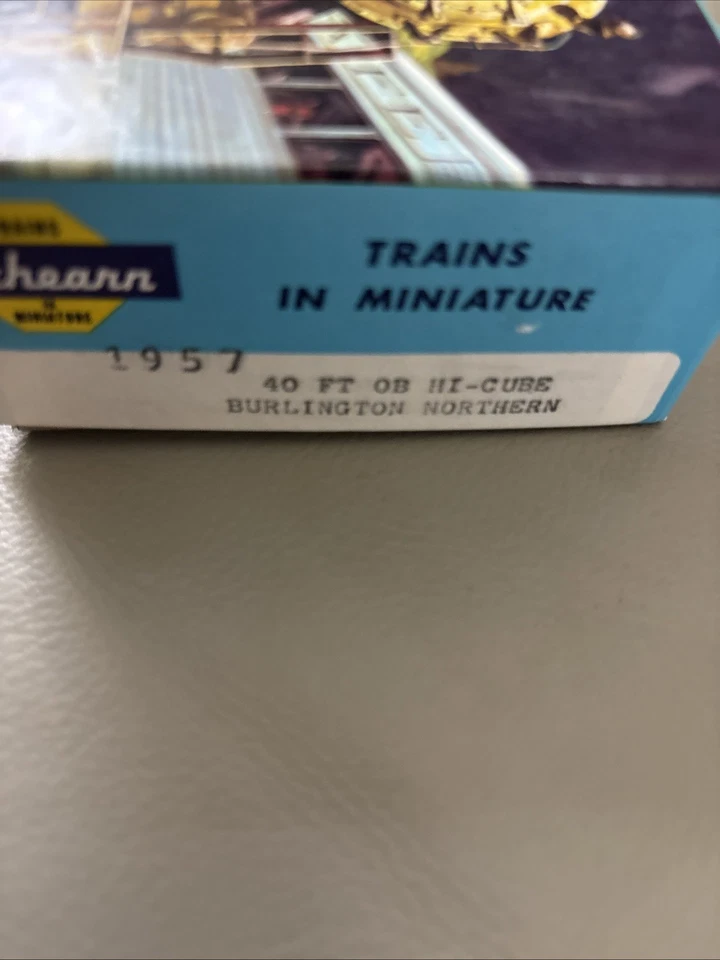 Athearn HO Scale Burlington Northern BN 40' OB Hi-Cube Box Car Kit Built 1957 - Image 4 of 4