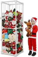 Stuffed Animals Storage Zoo Organizer, PVC Stuffy Toy Holder, 350L Extra Large V