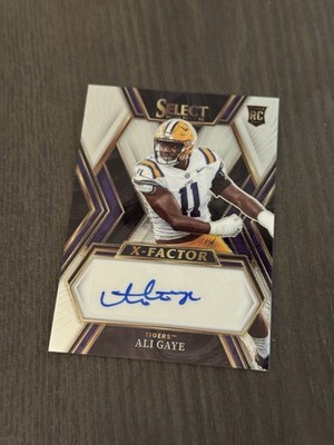 2023 Panini Select Draft Picks X-Factor Signatures #XS-AGA ALI GAYE Signed Auto