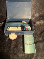 DYMO Mark VI (M-6) Vintage Label Maker, 2 Font Wheels, 3 Tapes, & Case