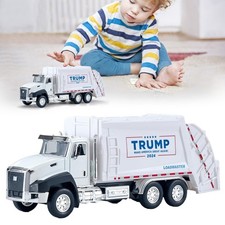 Truck Toys Garbage Truck 1:50 Scale Pull Back Metal Model Car Toys
