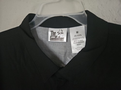 (1) MEDIUM SHORT SLEEVE Shirt Paramount Presenta The Godfather Button Up Pocket - Picture 4 of 7