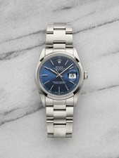 2004 Rolex Datejust 16200 Stainless Steel Blue Dial Automatic 36mm