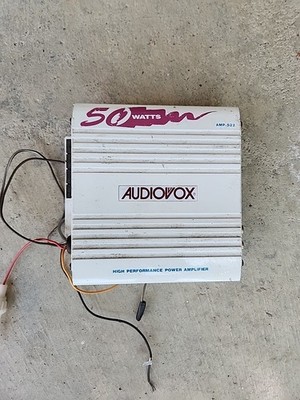 Vintage Audiovox AMP-522CS  AMP-522 HiFi Power Amplifier  Scratches Untested