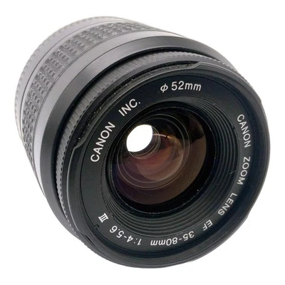 Objectif Canon EF Zoom Lens EF 35-80 mm f/4-5.6 III Autofocus Noir, Voile - Photo 1/4