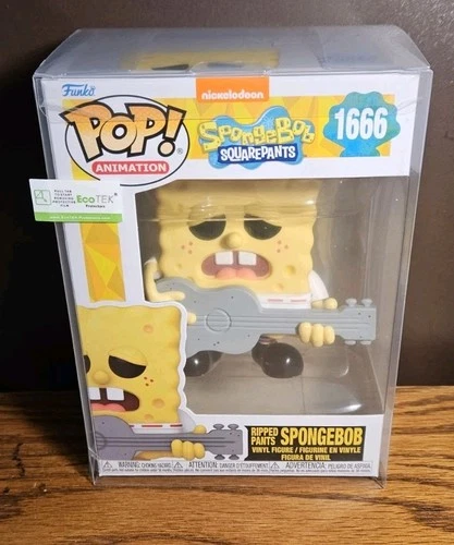Funko Pop Animation Nickelodeon Ripped Pants SpongeBob #1666 With Protector