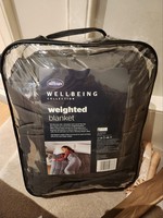Silent Night Wellbeing Collection Weighted Blanket 6.8kg, dark grey