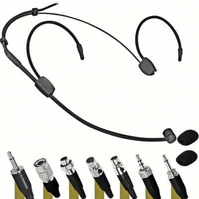 Für kabelloses System kompatibel schwarz Niere Headset Mikrofon mit Ohrbügel