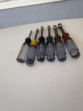 Craftsman Vintage Nut Drivers Lot 6 Piece 1/4”-1/2” + Extension USA Made