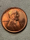 1955 S Lincoln Wheat Cent ERRORS!! Filled In 5 & Die Crack Obverse See Photos!!!